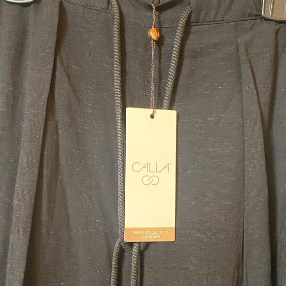 CALIA by Carrie Underwood Black Beach Pants/Coverup with pockets - Picture 2 of 5